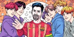كتاب تلوين BTS Messi – تلوين المشاهير