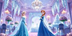 لعبة تلبيس وتخطيط حفل زفاف الأميرات المتجمدات