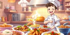 لعبة طبخ “Cooking Fever” – طاهي سعيد وأطباق لذيذة